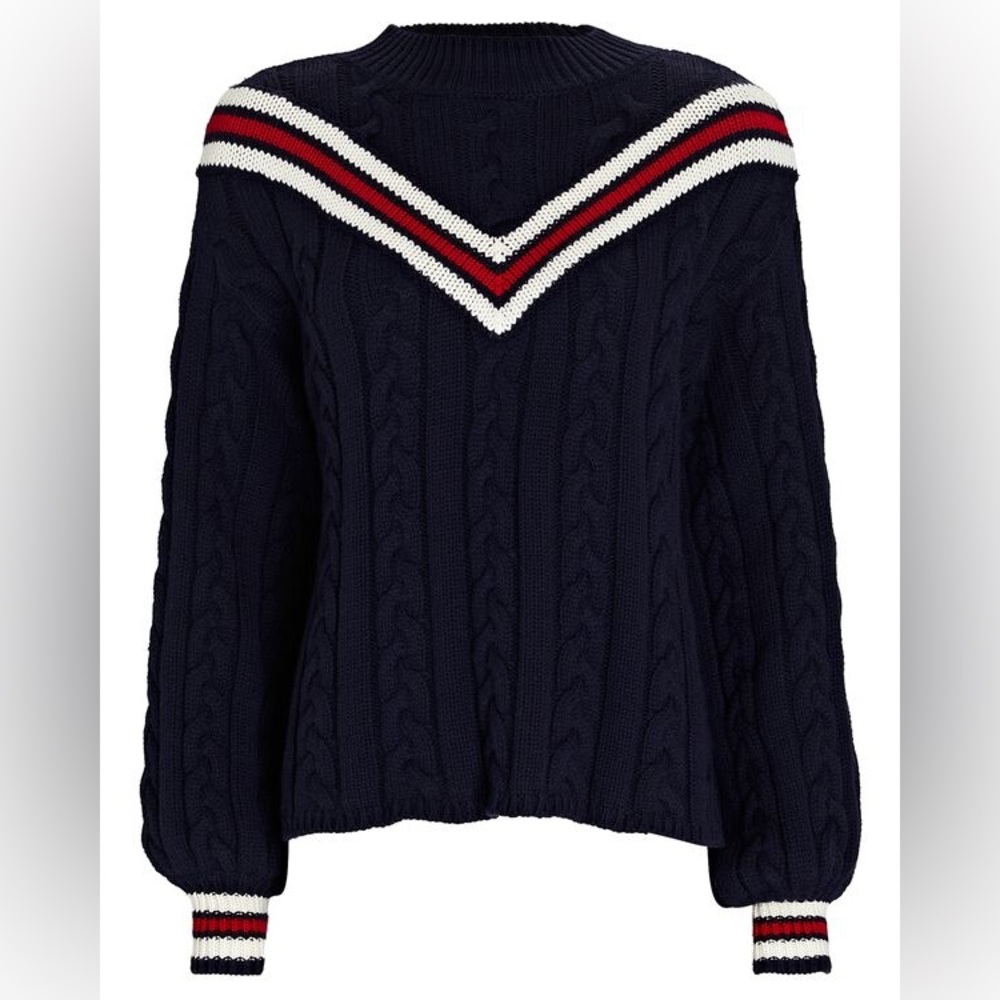 Saylor Brinley Sweater Size S Varsity Preppy NWOT!